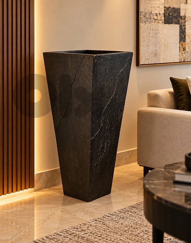 Oversized Architectural Floor Vase – 120 cm high – Statement Piece