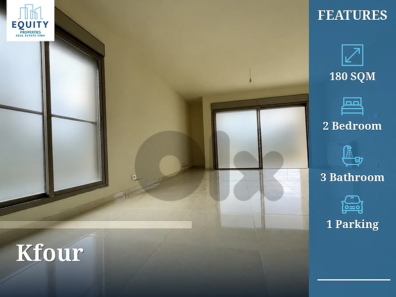 180 SQM Apartment For Rent In Kfour #RK332112