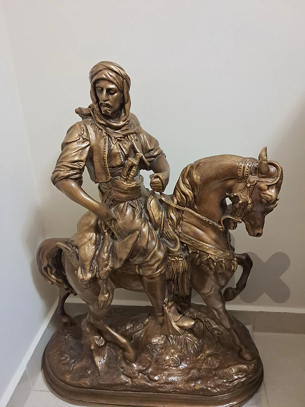 "Cavalier Arabe" Sculpture