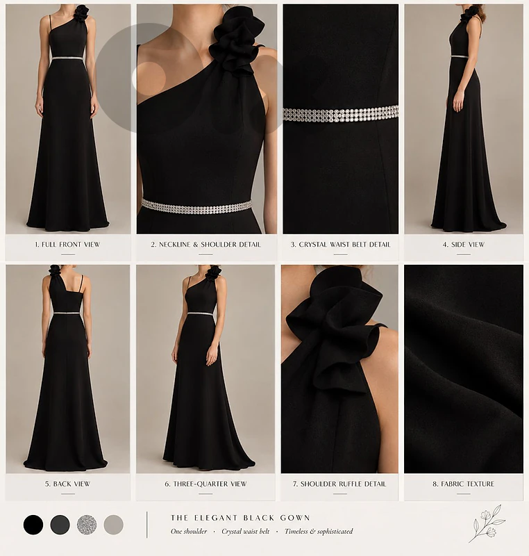 Black Long dress - prom or wedding