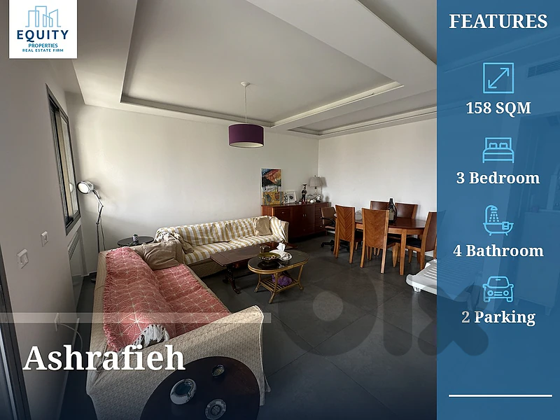 158 SQM Apartment For Sale In Ashrafieh #JZ34224