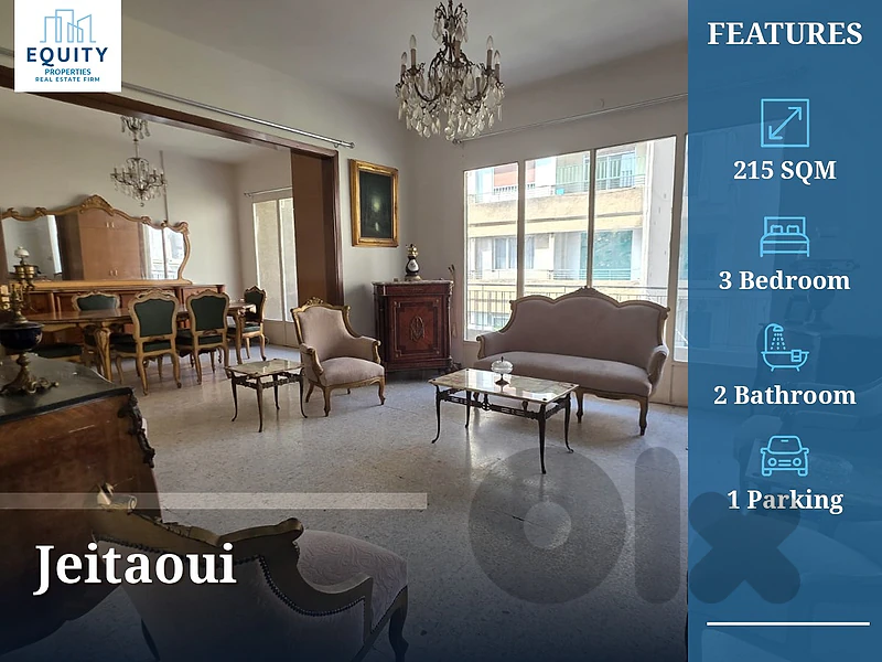 215 SQM Apartment For Sale In Geitawi Achrafieh #JZ33883