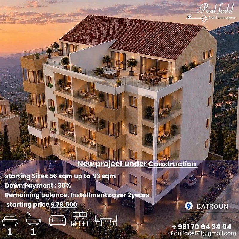 new project under construction starting 78.500$