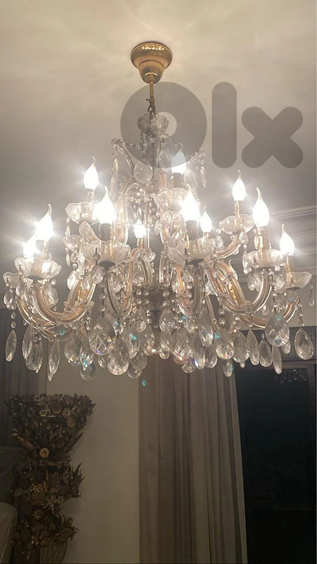 Crystal Chandelier lighting x2