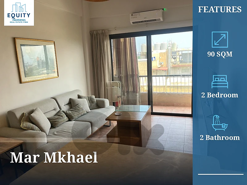 Furnished 90 SQM Apartment For Rent In Mar Mkhael #JZ33349