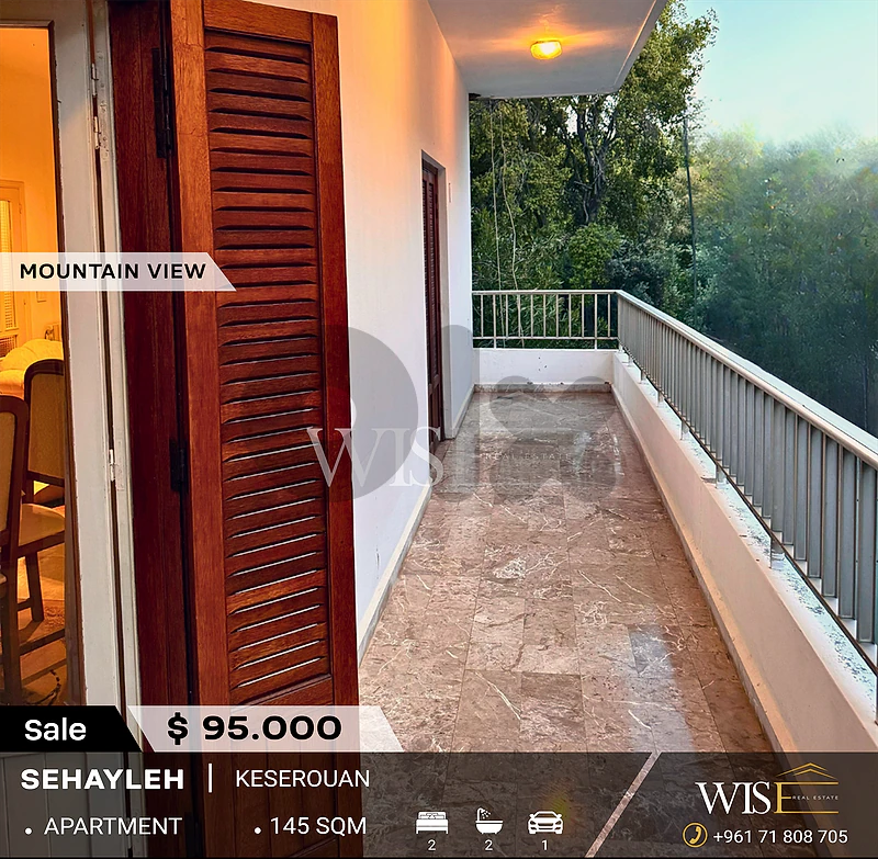 🏠✨ Beautiful 145 SQM Apartment for SALE in Sehayleh!
