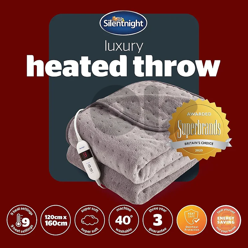 silentnight luxury heated blanket/electric blanket