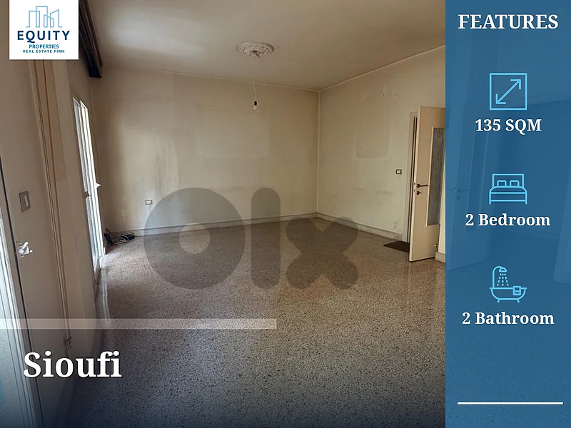 135 SQM Apartment For Sale In Sioufi #JZ34785 135 SQM Apartment For Sale In Sioufi #JZ34785