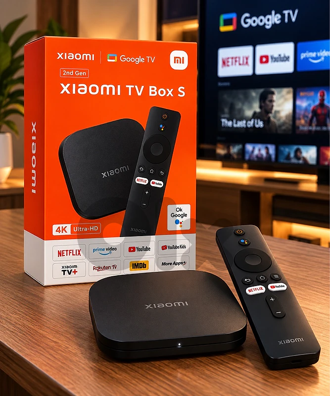 📺 Xiaomi TV Box S 2nd Gen | Google TV | 4K Ultra HD
