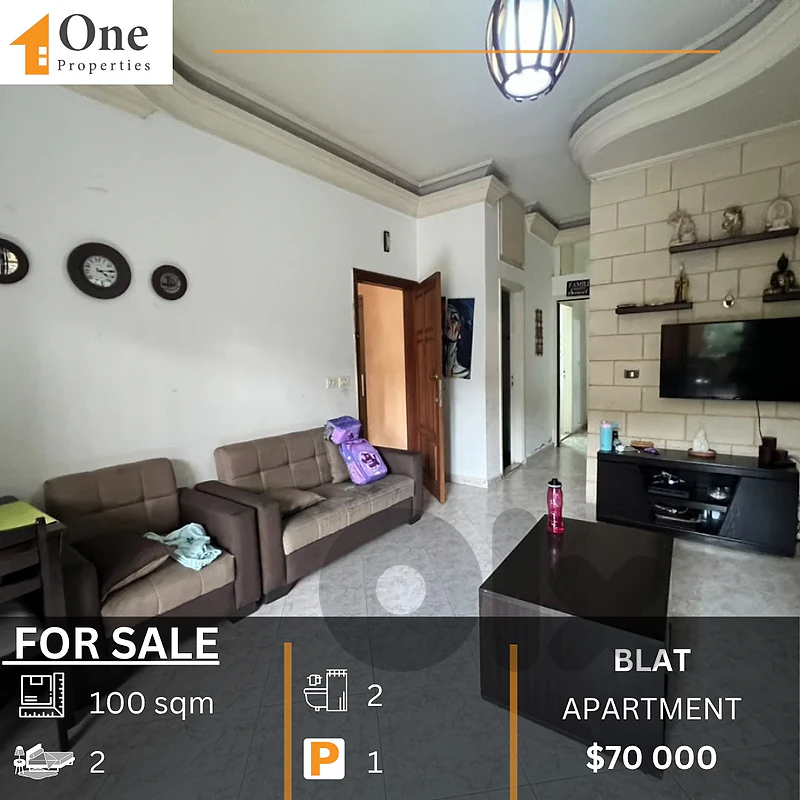 APARTMENT FOR SALE IN BLAT JBEIL