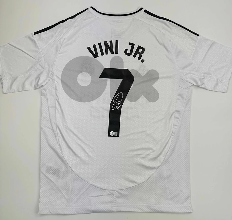 Autographed/Signed Vini Vinicius Jr. #7 Real Madrid Jersey