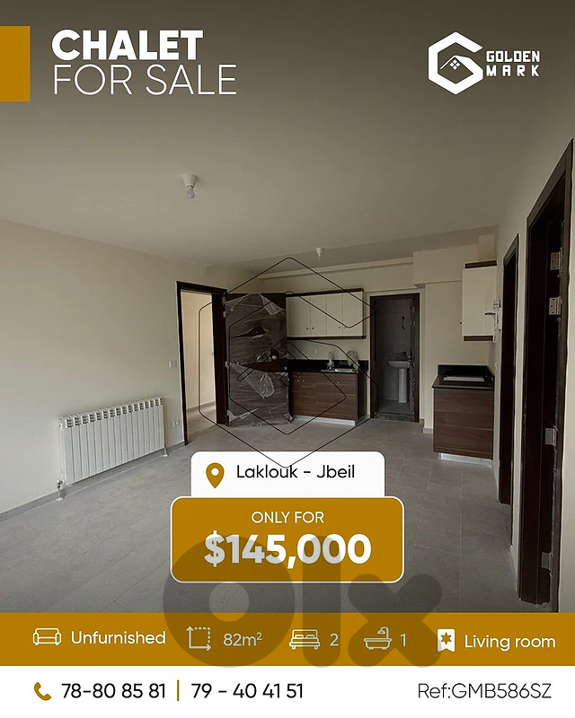 GMB586SZ -  Chalet For Sale In Laklouk - شاليه للبيع في اللقلوق