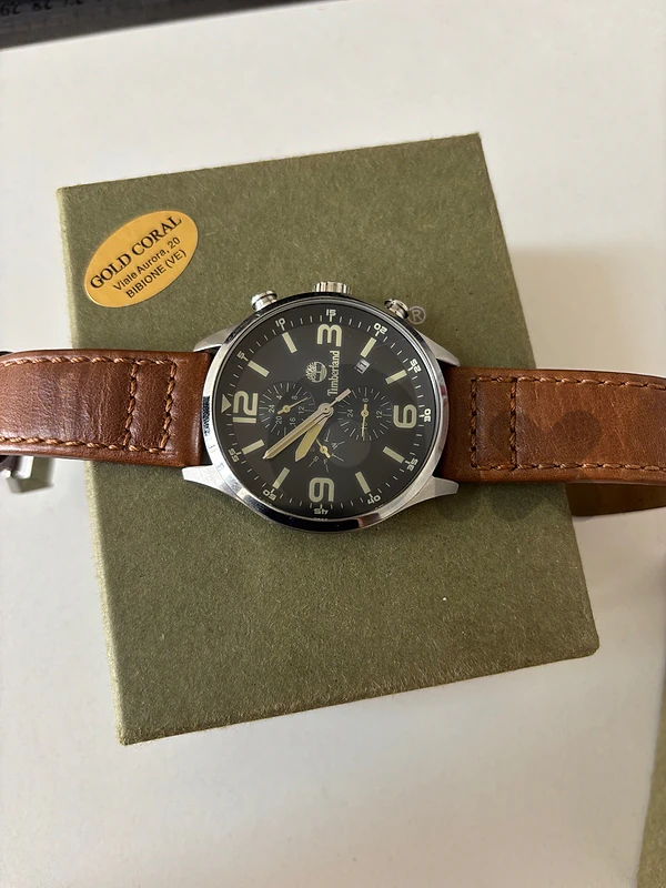 Timberland Original Watch with Gold Coral