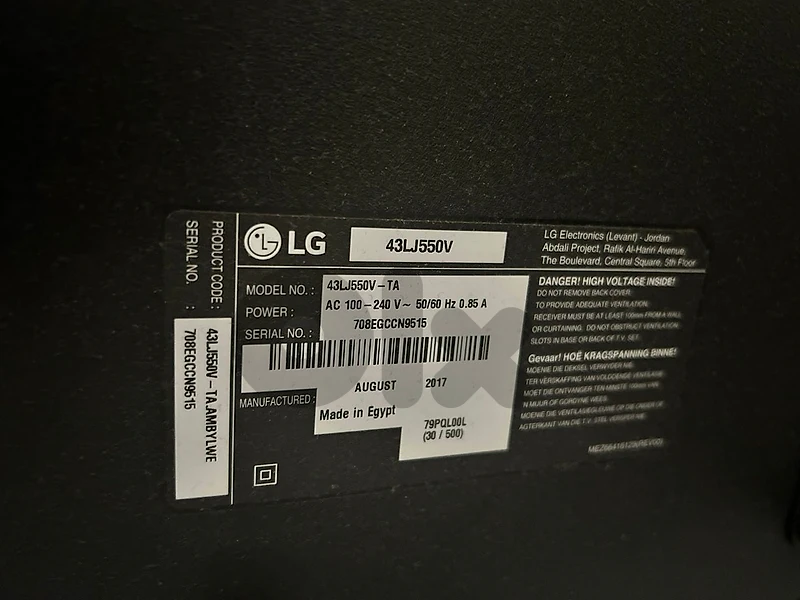 Tv 44 inch barely used