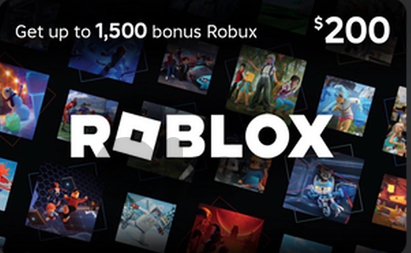 Roblox gift card 200$