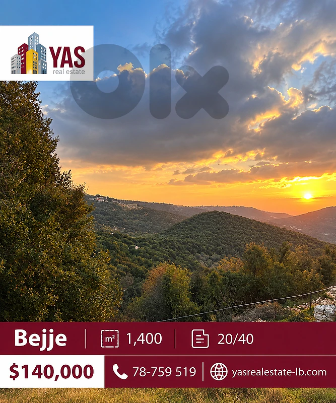 Bejje 1400m2 | 20 / 40 | Impressive view | Calm District | HS |