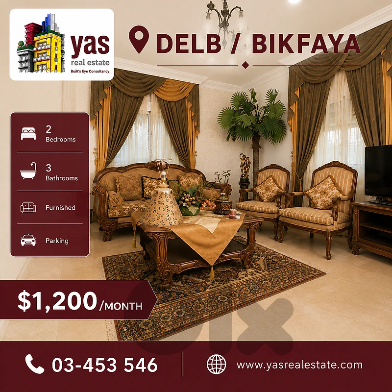 Delb/Bikfaya 280m2 | Furnished | Excellent Condition | View | EW |