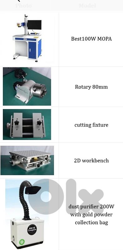 cutting and marking and writing laser gold machine