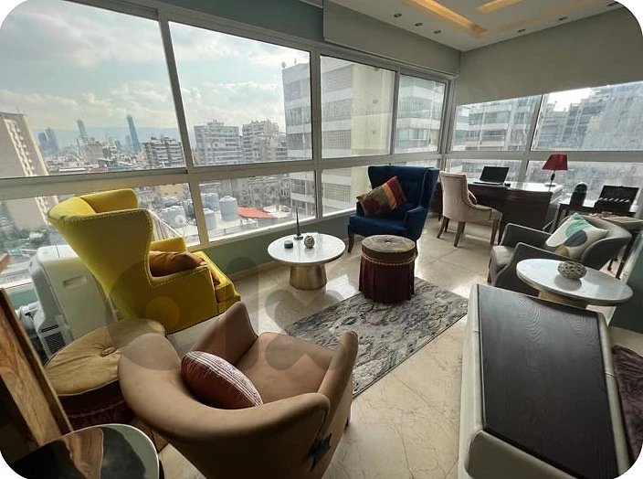 High end finishing Furnished Apartment in Mosaitbeh city and sea view