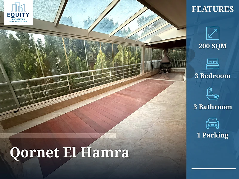 200 SQM Apartment For Sale In Qornet El Hamra #JH36410