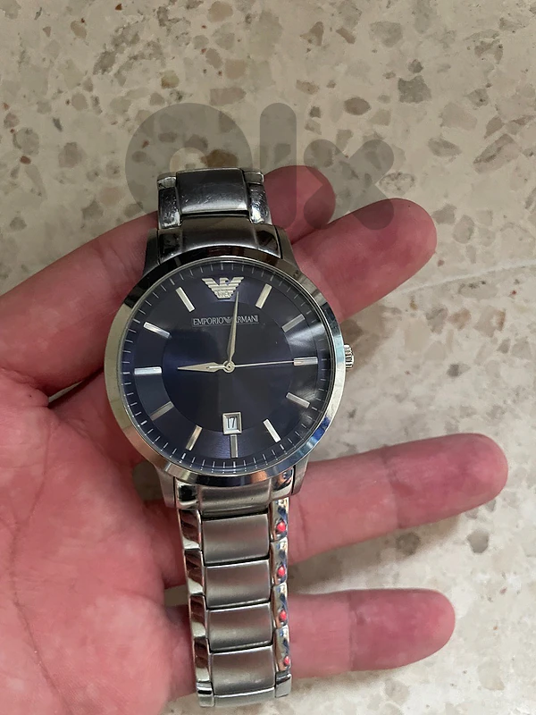 emporio original watch used like new مستعملة كم مرة