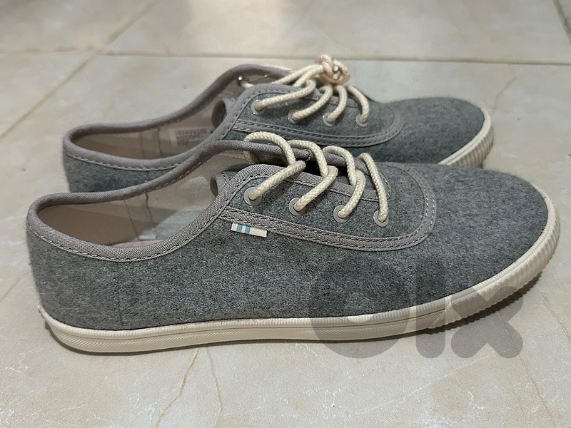 TOMS Women's Carmel Sneakers - Drizzle Grey, Size 38-39