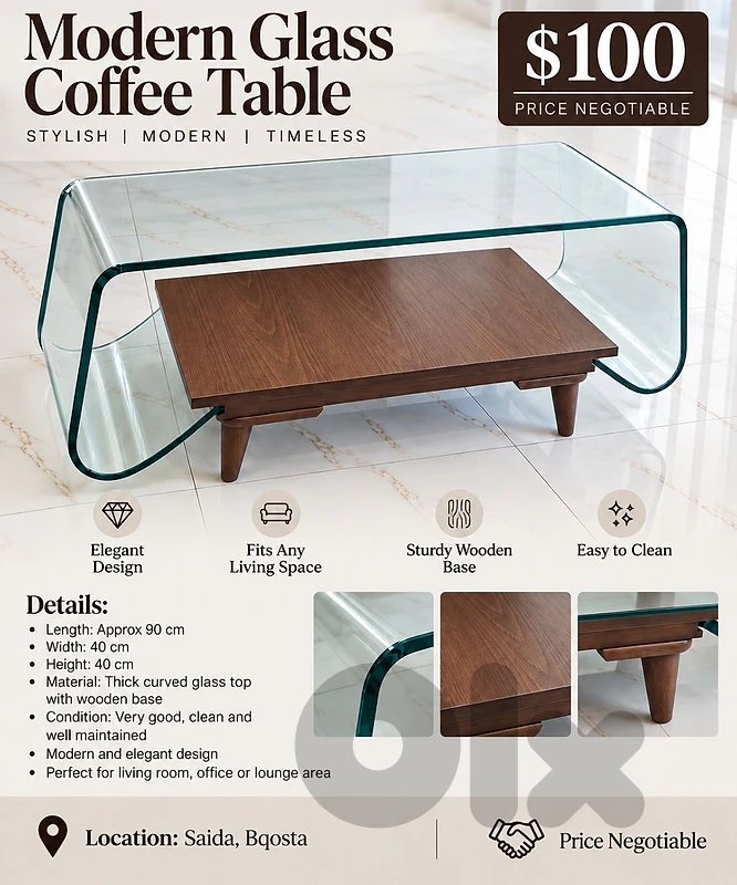 Modern Glass Table