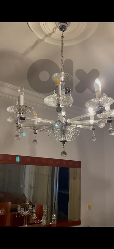2 Crystal Chandeliers