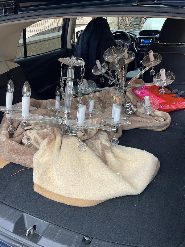 ثريا كريستال crystal chandelier