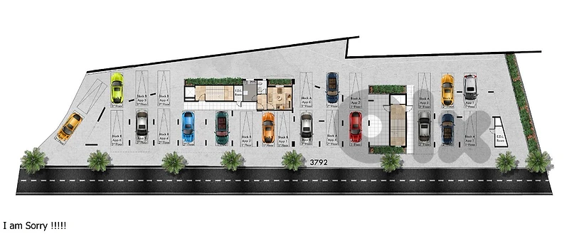 1100m land zone 40/120 residential Aley vs Abadia Zahhar Street