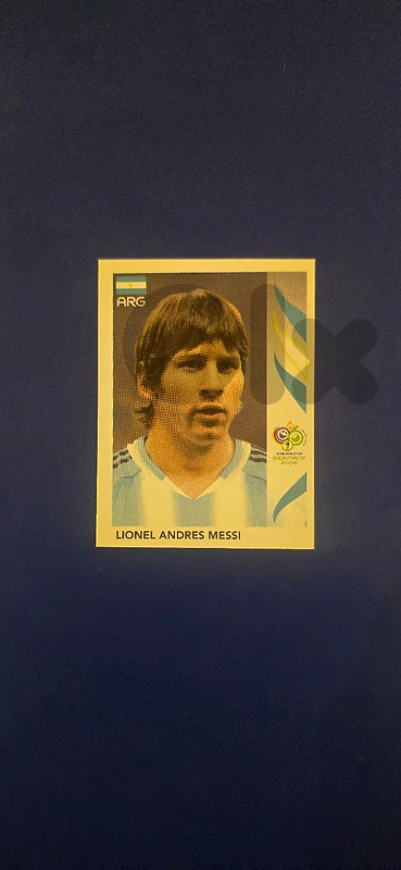 Panini Messi Rookie Sticker 2006