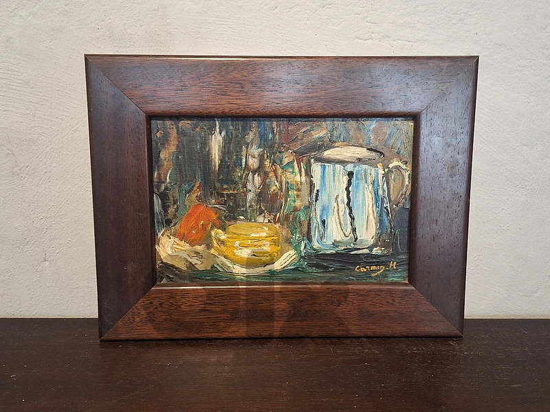 amtique european oilpainting on canvas