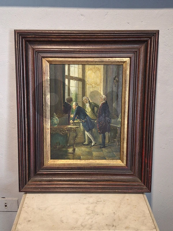 european signed oil painting european signed oil painting