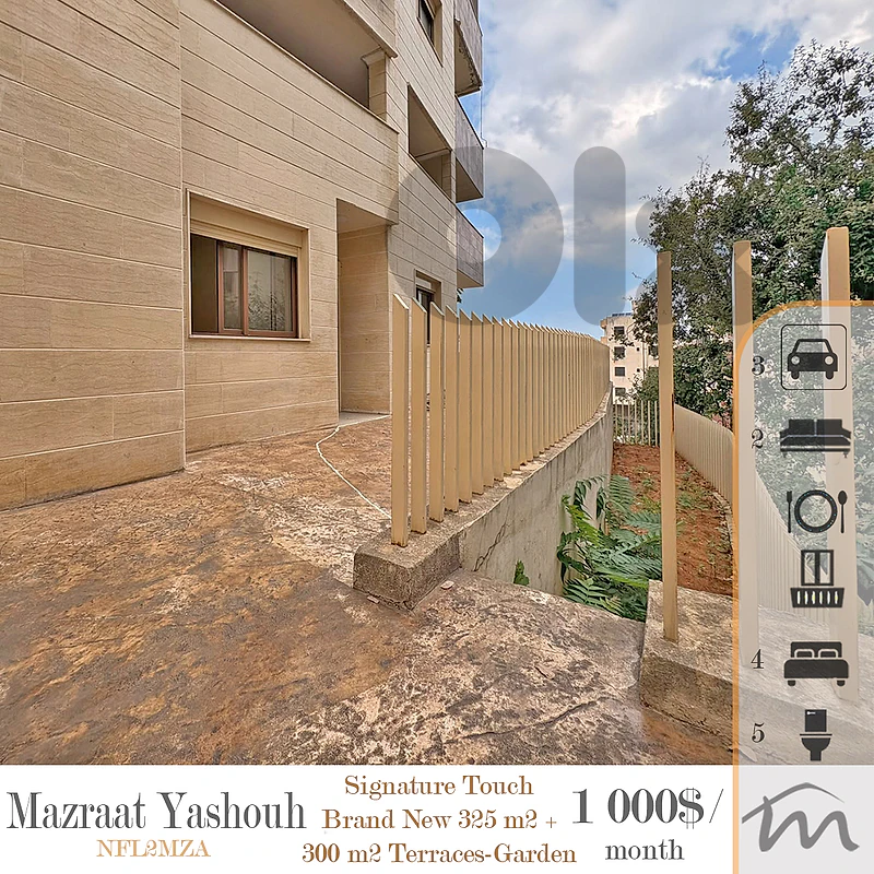 Mazraat Yashouh | Signature | Brand New 325m² + 300m² Terraces-Garden Mazraat Yashouh | Signature | Brand New 325m² + 300m² Terraces-Garden