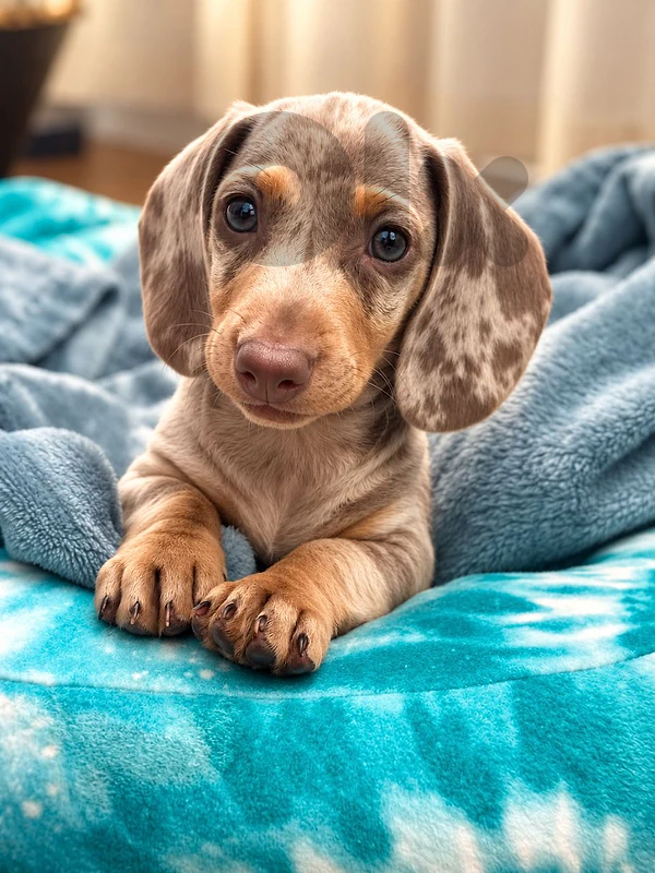 Dachshund Chocolate Dapple Puppy / dog كلاب