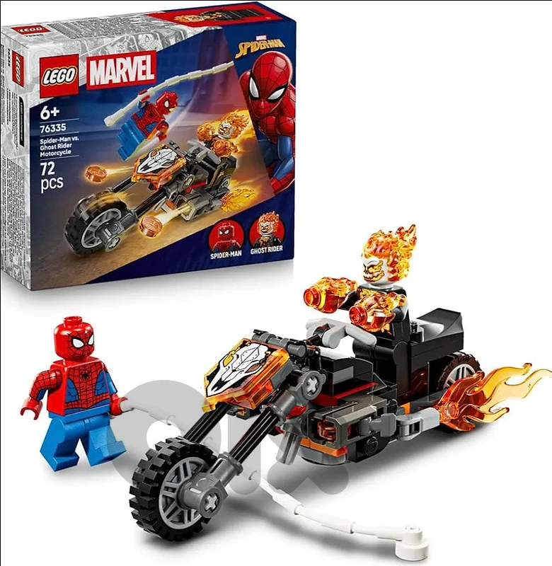 Original Lego Marvel Ghost Rider & Spiderman Set New in Box