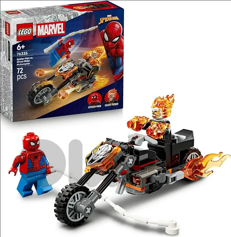 Original Lego Marvel Ghost Rider & Spiderman New in box