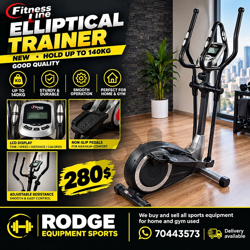Elliptical new fitness line hold up to 140kg good quality