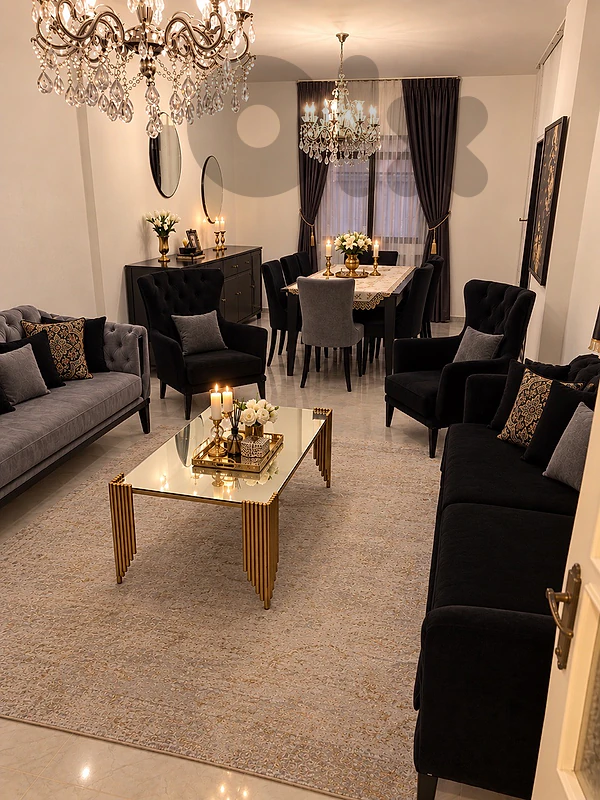 salon w sofra lal be3