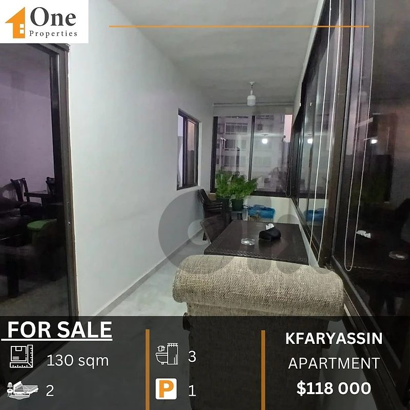 APARTMENT FOR SALE IN KFARYASSINE APARTMENT FOR SALE IN KFARYASSINE