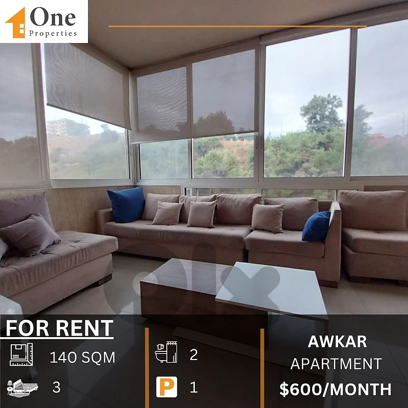 APARTMENT FOR RENT IN AWKAR