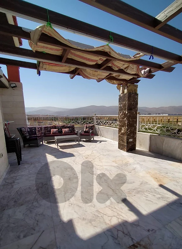 Majdel Anjar luxury triplex villa uncompleted, with big terrace #7035