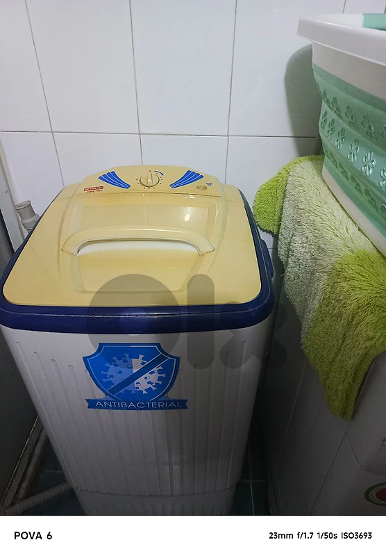 غسالة campomatic 8kg مع غسالة جرن واحد
