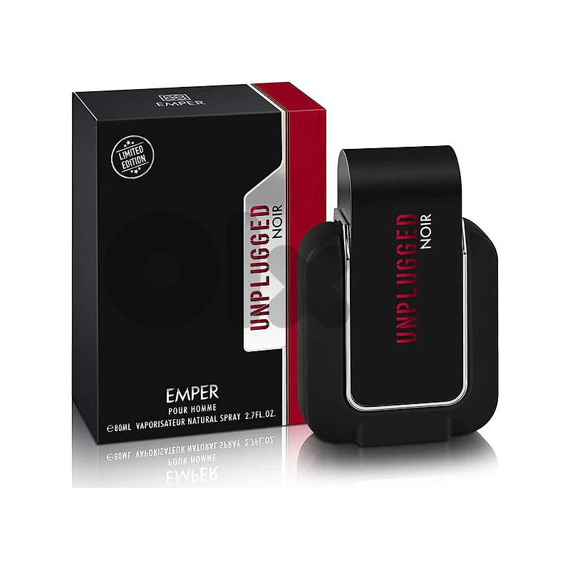Emper Unplugged Noir Pour Homme Eau de Toilette 80 mL – For Men