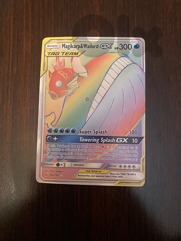 pokémon magikarp and wailord gx