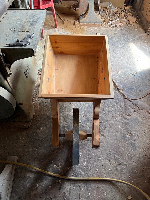 handmade traditional wooden wagon