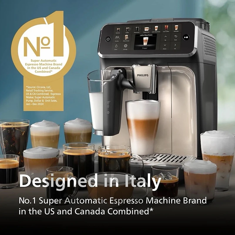 PHILIPS 5500 Series Fully Automatic Espresso Machine,Hot & Iced drinks