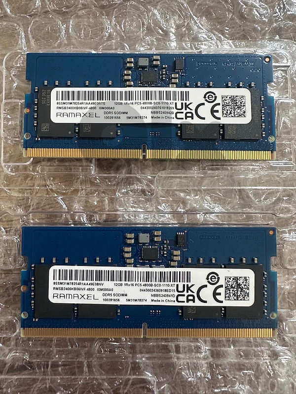 12GB DDR5 RAM 4800MHZ