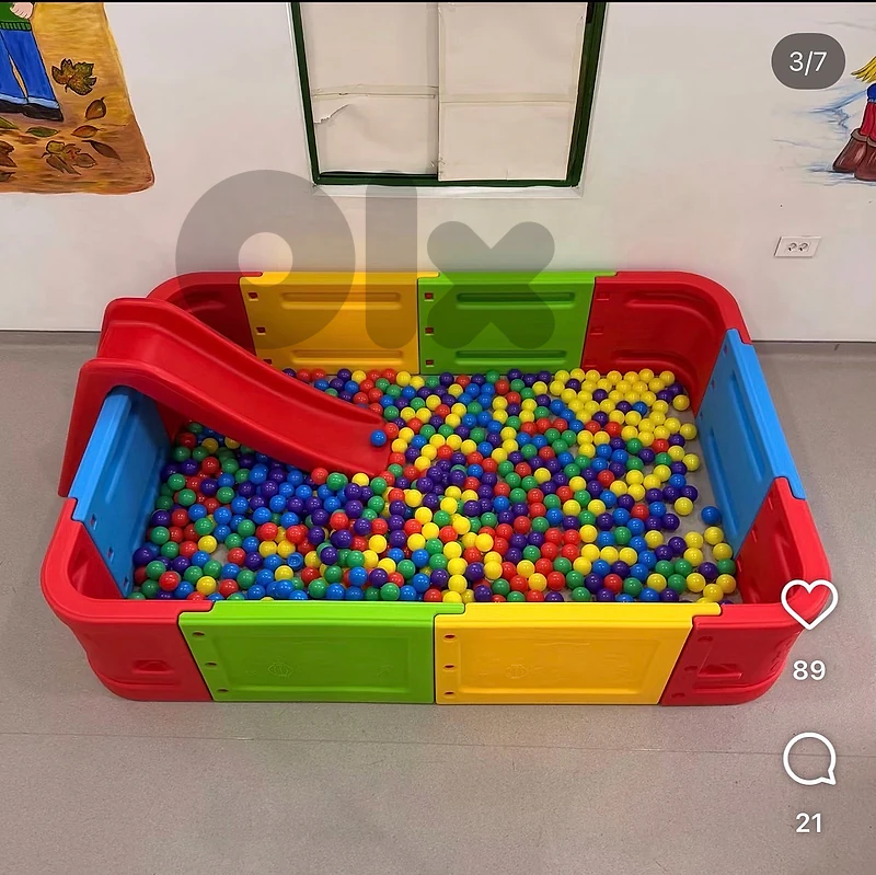 ball pit with balls and slider ball pit with balls and slider