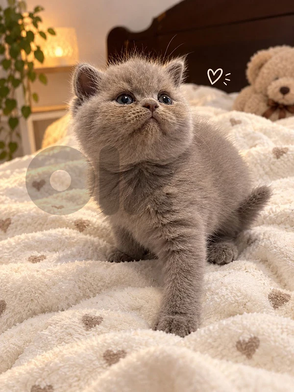 British short hair lilac pure kitten available